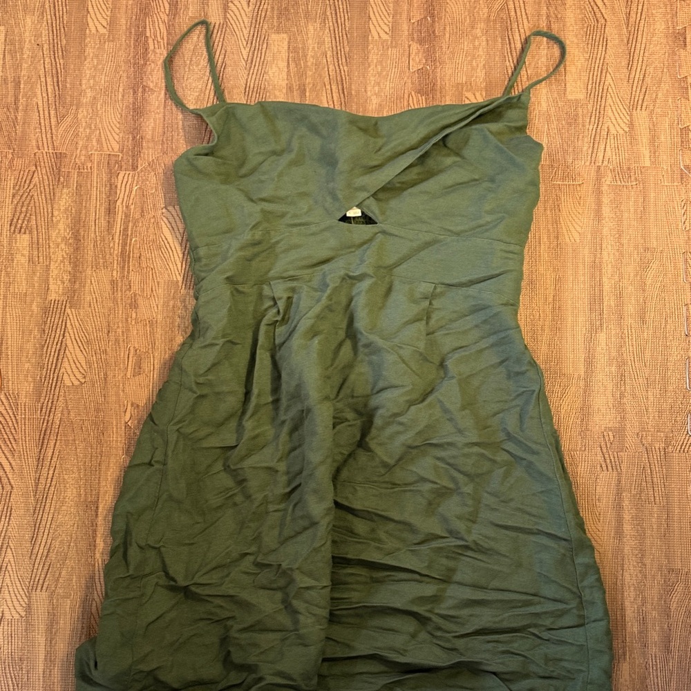 LOFT GREEN MINI DRESS SIZE 4 *NEW WITH TAGS*